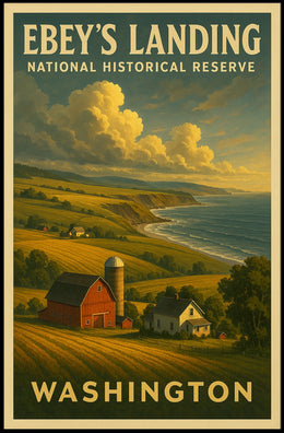 EbeyS Landing National Historical Poster