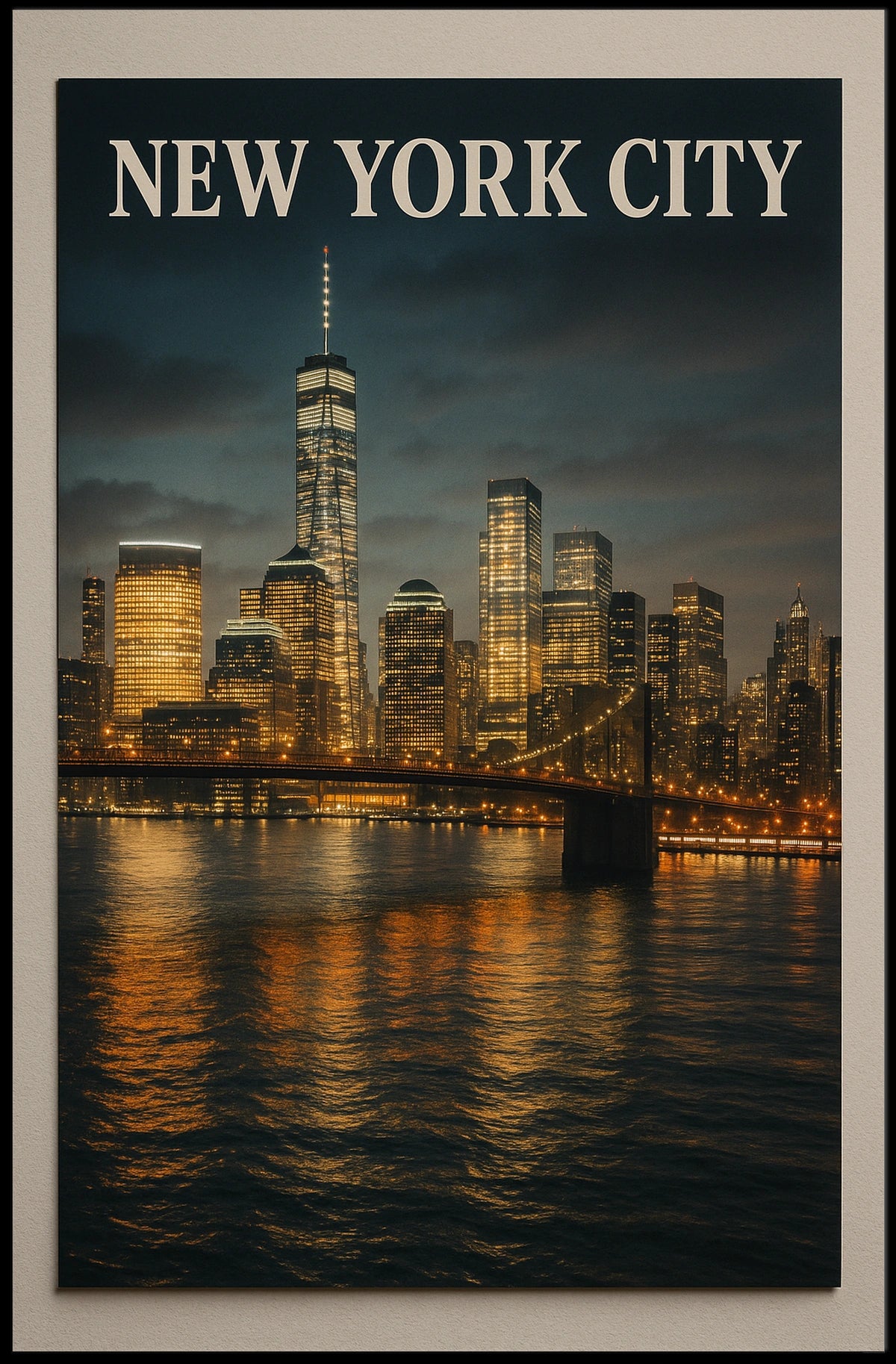 New York City Skyline Poster