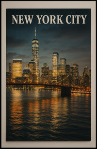 New York City Skyline Poster