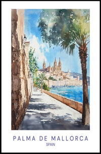 Scenic View of Palma de Mallorca Poster PosterGoat