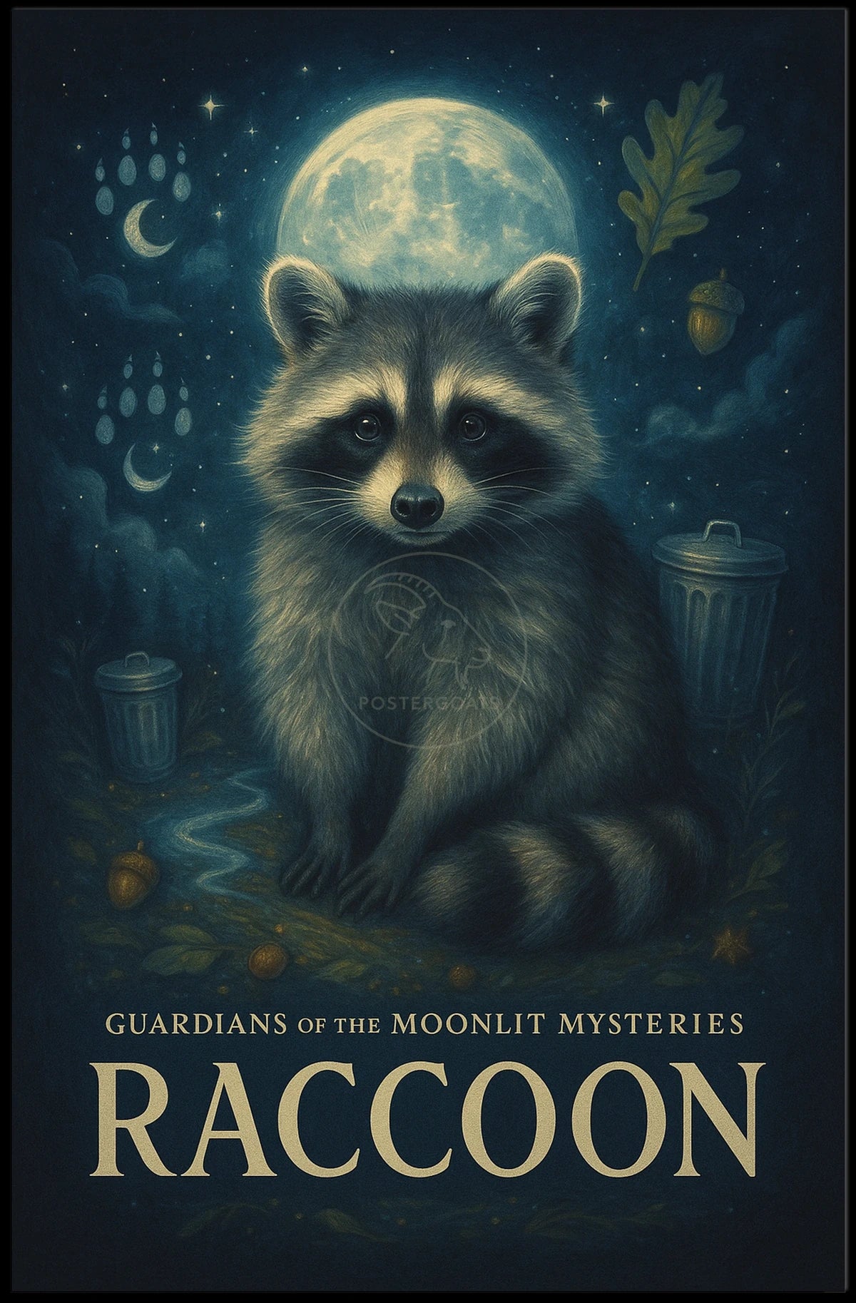 Guardians Raccoon Adventure Art: Animal Poster