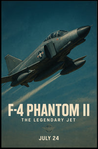 F-4 Phantom Ii The Legendary Jet Poster