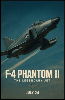 F-4 Phantom Ii The Legendary Jet Poster
