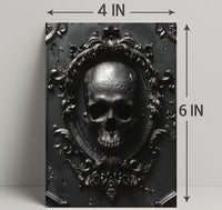 Gothic Skull Emblem Poster