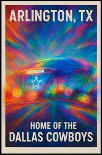 Arlington, TX Home of the Dallas Cowboys Poster