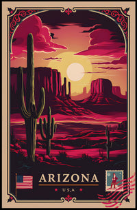 Arizona Sunset Poster