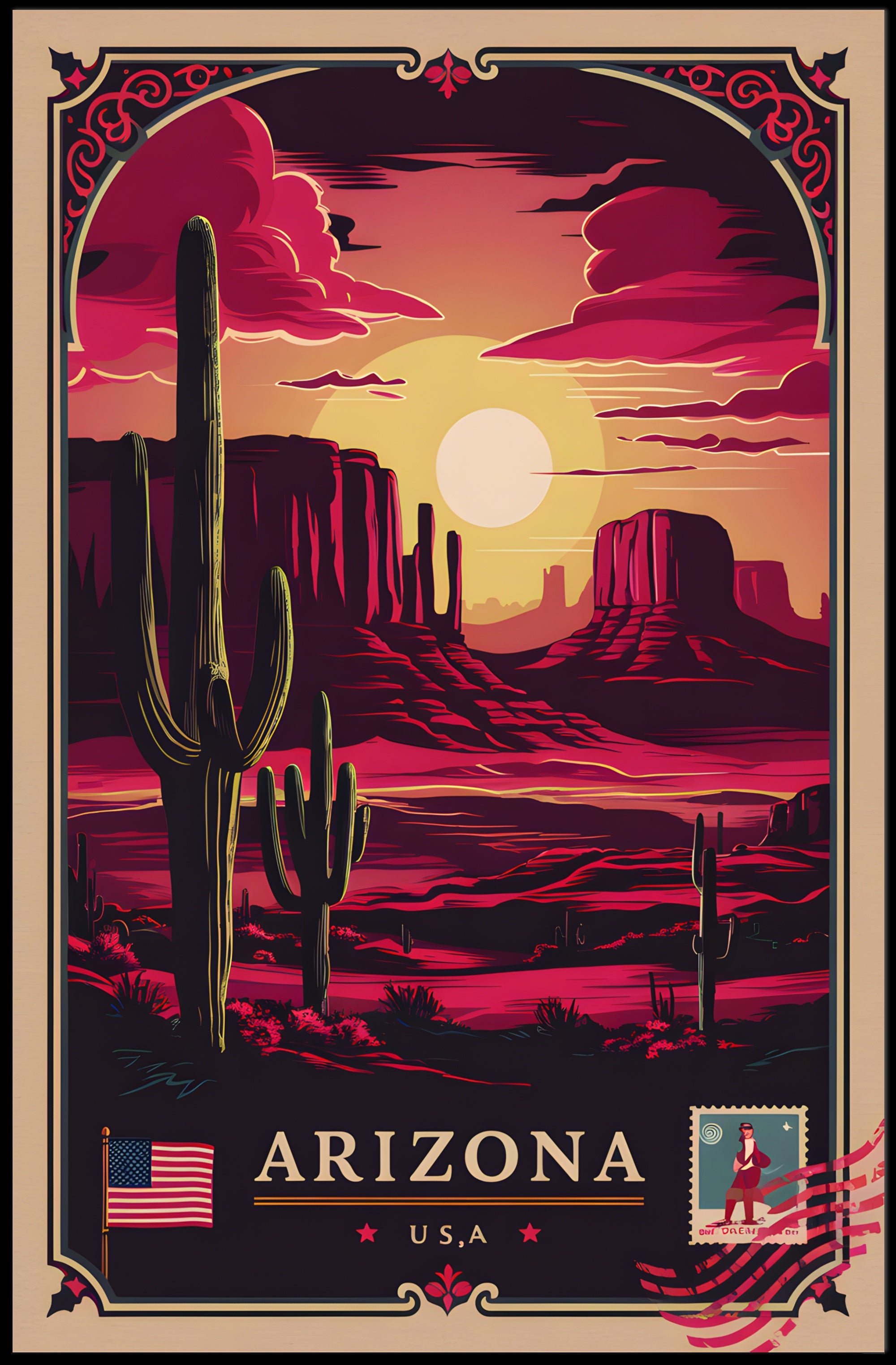 Arizona Sunset Poster