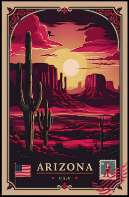 Arizona Sunset Poster