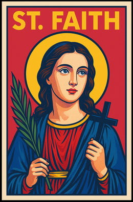 St. Faith Iconography Poster