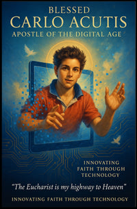 Blessed Carlo Acutis Apostle of the Digital Age Poster