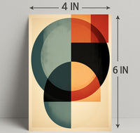 Abstract Geometric Harmony Abstract Poster