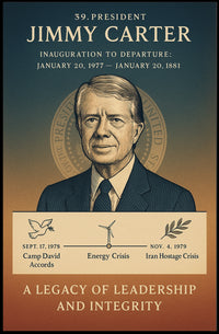 Jimmy Carter 39th President Poster