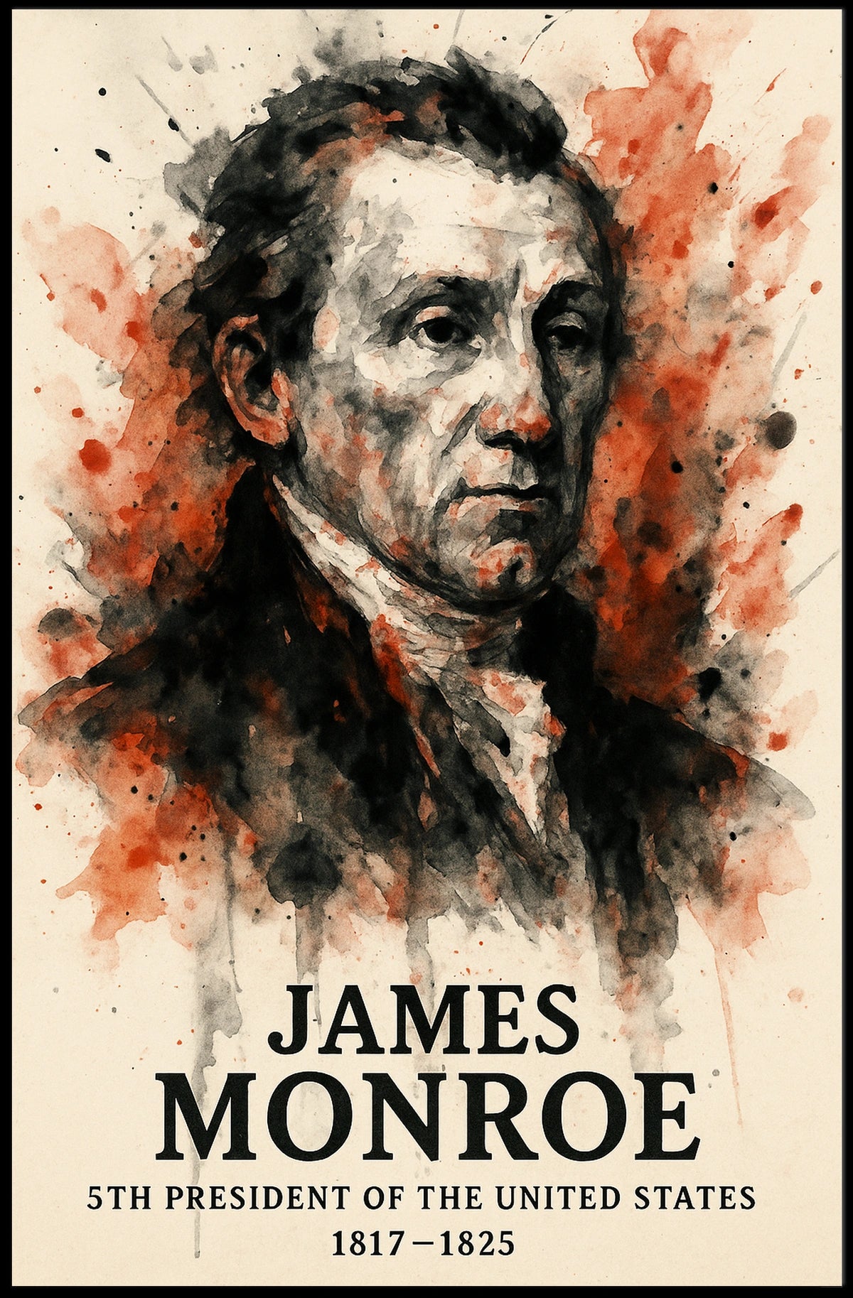 James Monroe 5th President Poster