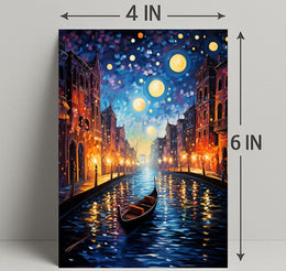 Starry Canal Poster