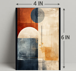 Abstract Geometric Harmony Abstract Poster