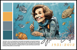 Sylvia Earle: Advocate for the Oceans Poster