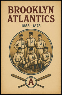 Brooklyn Atlantics Baseball Team Poster