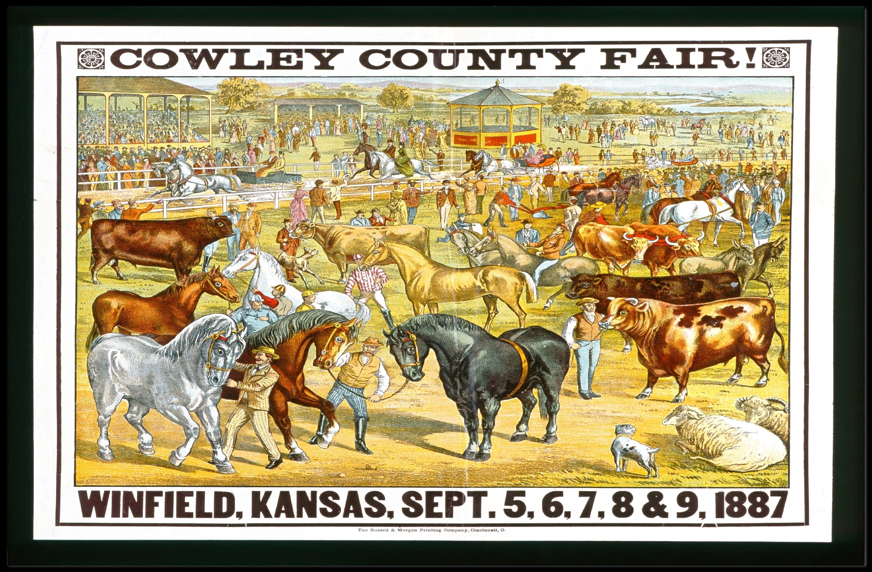 Cowley County Fair 1887 Poster