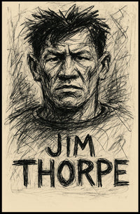 Jim Thorpe Portrait Poster