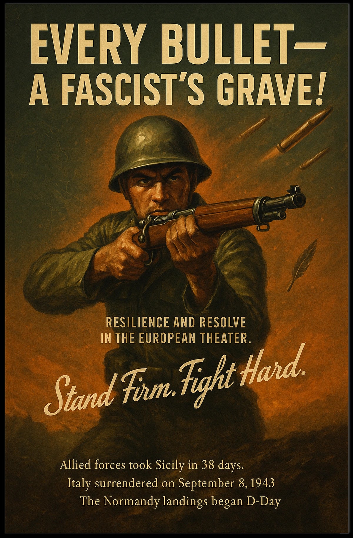Every BulletA FascistS Grave Poster