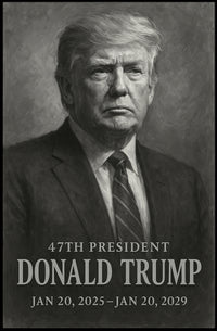 Donald Trump 47th President Scenic Poster