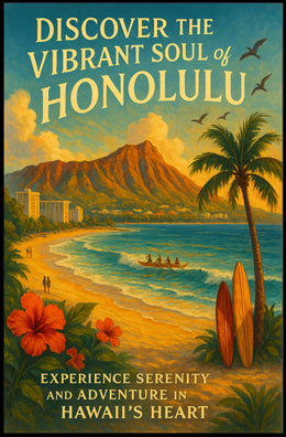 Discover The Vibrant Soul Of Honolulu Poster