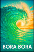 Bora Bora Wave Poster