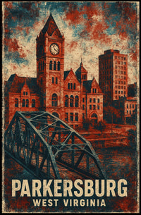 Parkersburg, West Virginia Poster
