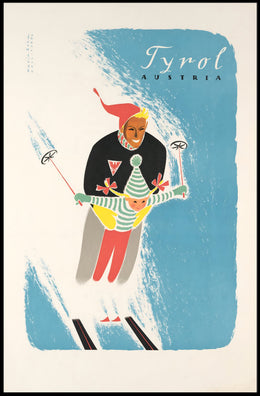 Skiing in Tyrol Poster PosterGoat