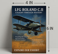 LFG Roland C.II A Flight Through History Poster PosterGoat