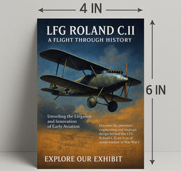 LFG Roland C.II A Flight Through History Poster PosterGoat