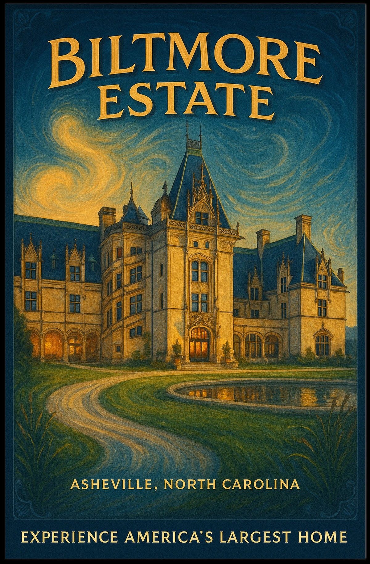 Biltmore Estate Experience AmericaS Poster