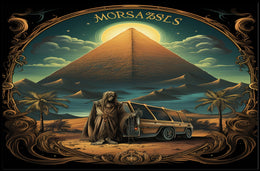 Mystical Journey In The Desert Poster