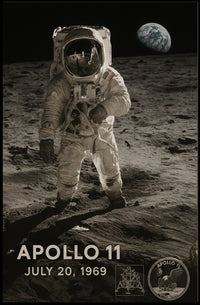 Apollo 11 Moon Landing Poster