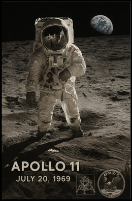 Apollo 11 Moon Landing Poster