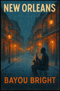 New Orleans Bayou Bright Poster