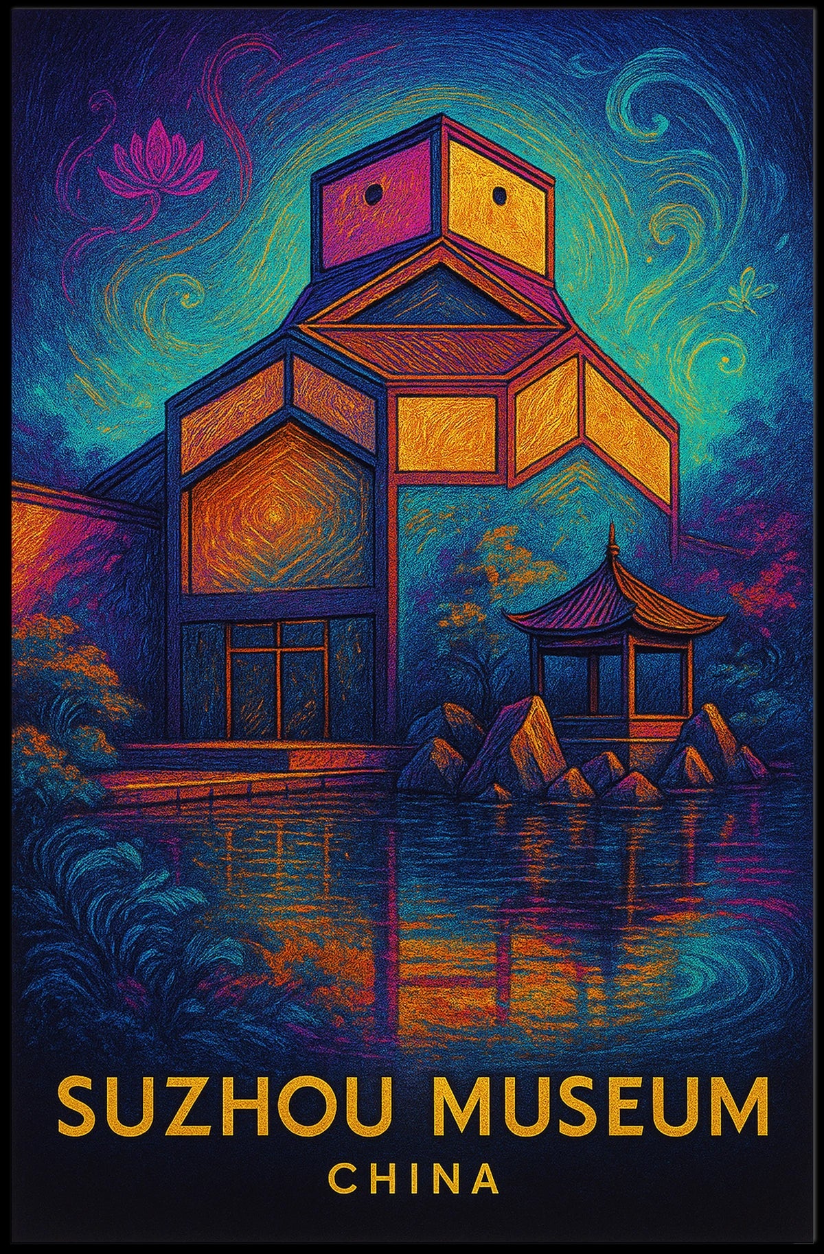 Suzhou Museum China Poster
