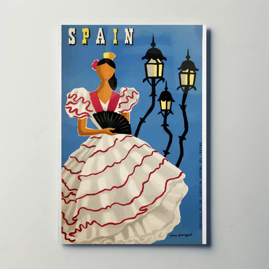 Spain Flamenco Travel Poster