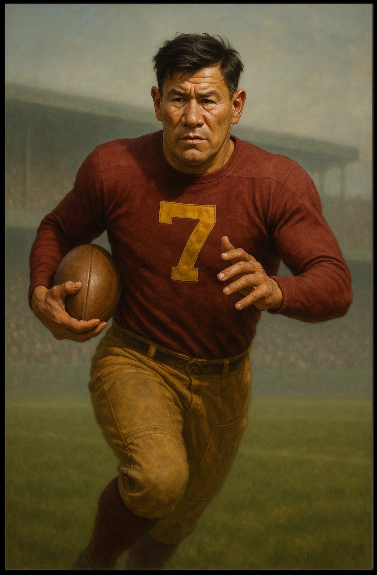 The Legendary Athlete Poster