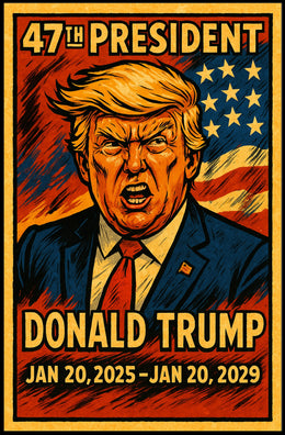 Donald Trump Visionary American Leader Poster