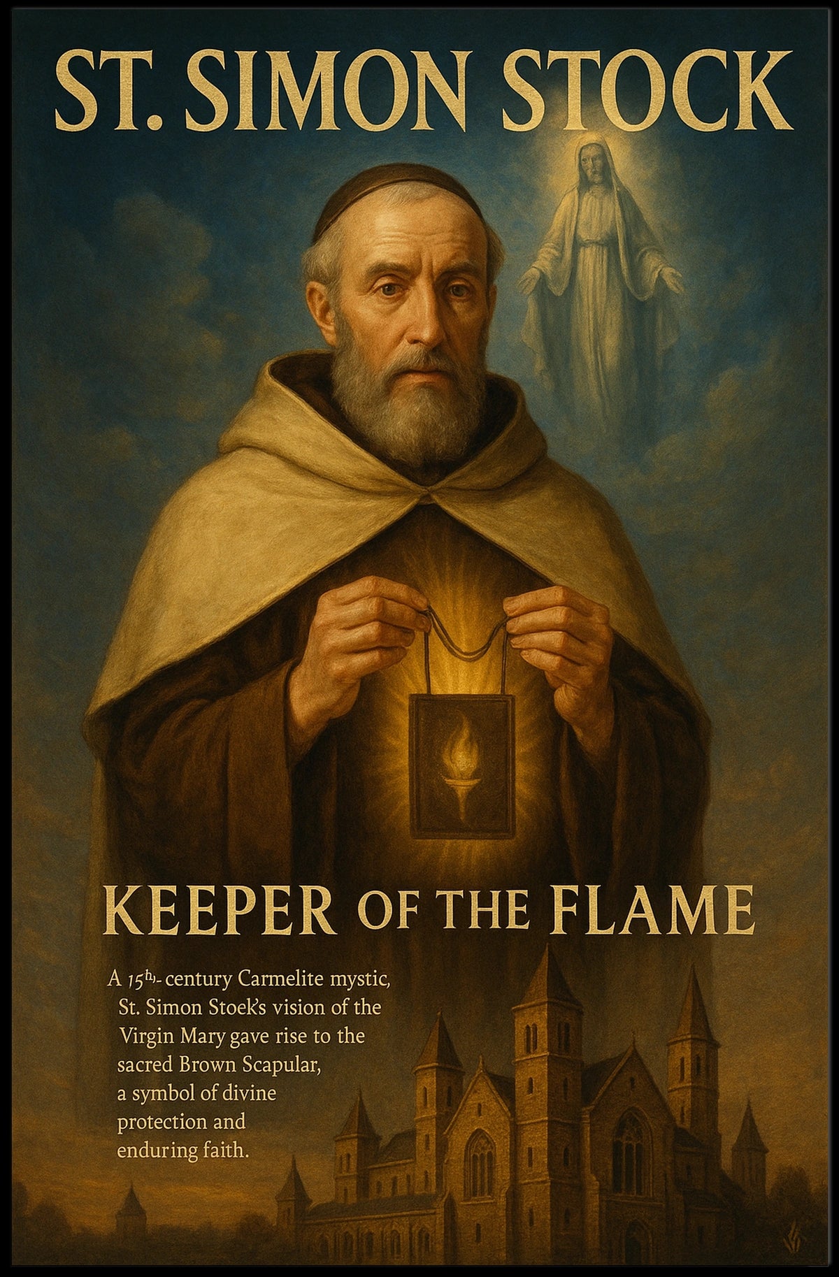 St. Simon Stock Keeper Of The Flame Poster