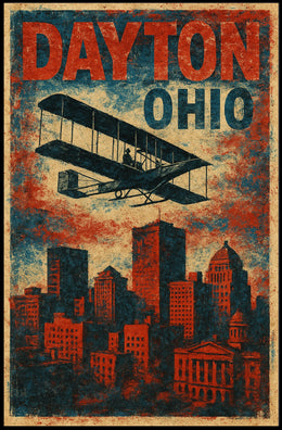 Dayton Vintage Aviation Collectors Poster