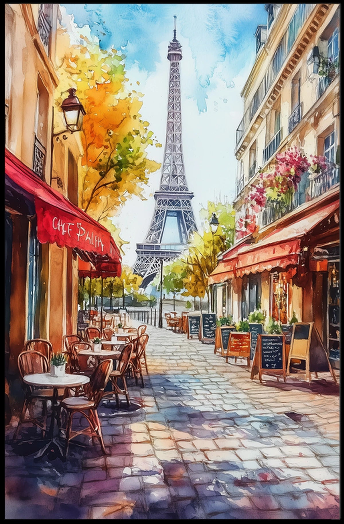 France Eiffel Tower Poster