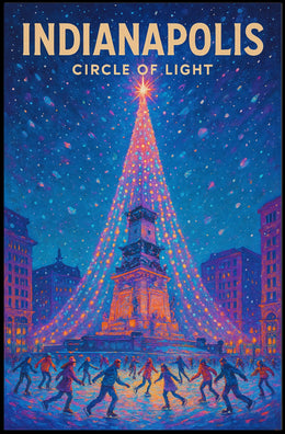 Indianapolis Circle Of Light Poster