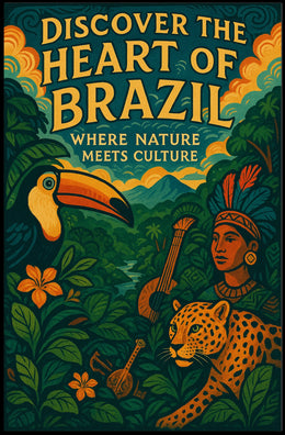 Discover the Heart of Brazil Poster