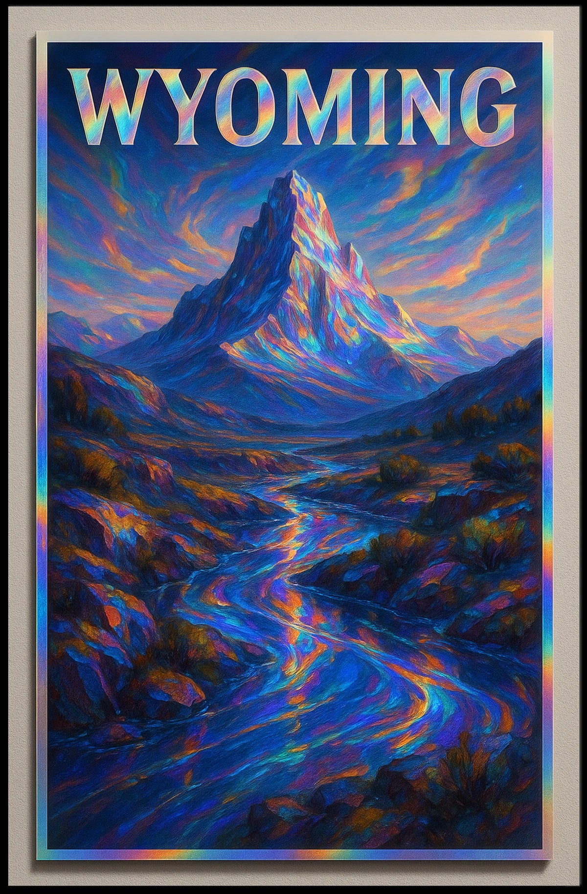 Wyoming Landscape Poster