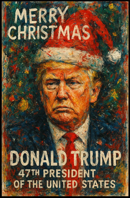 Donald Trump Merry Christmas Presidential Poster