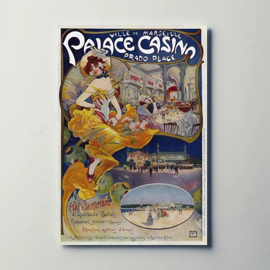 Palace Casino, Marseille Poster