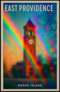 East Providence Rhode Island Wanderlust Minimalist Poster