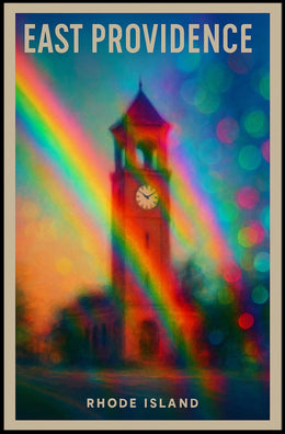 East Providence Rhode Island Wanderlust Minimalist Poster